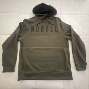 NOBULL Men's Green Pullover Hoodie
